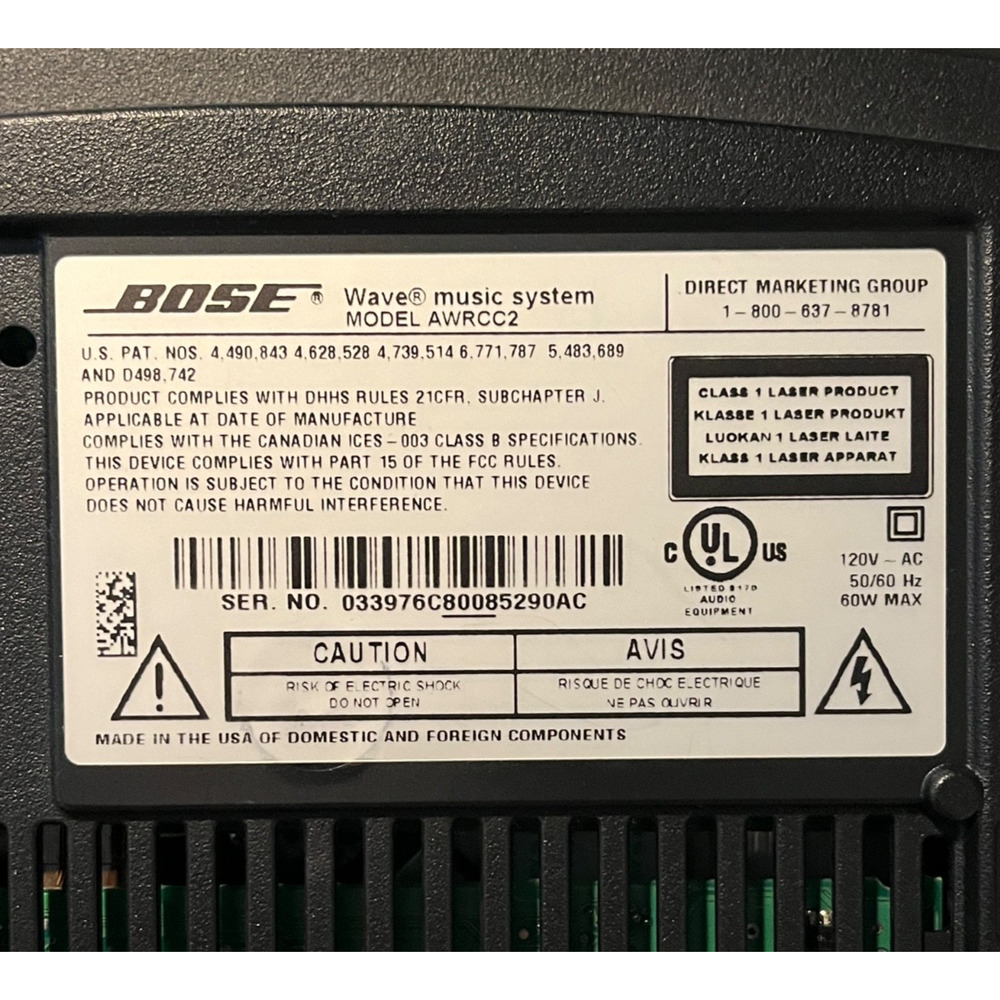 Bose Wave Music System AWRCC2 Multi-CD Changer 2 Remotes Tested Works - Picture 10 of 12